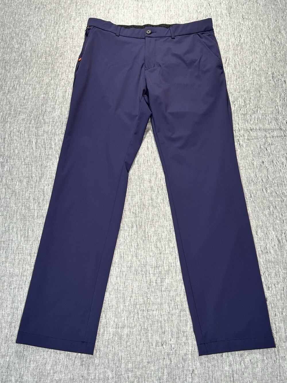 KJUS Iver Pants Mens 34x32 Navy Blue Regular Fit Performance Stretch Golf